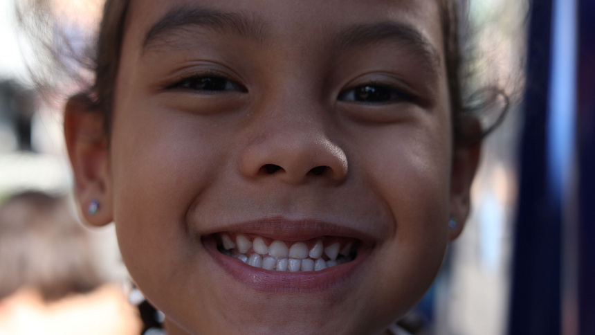 Girl's smile